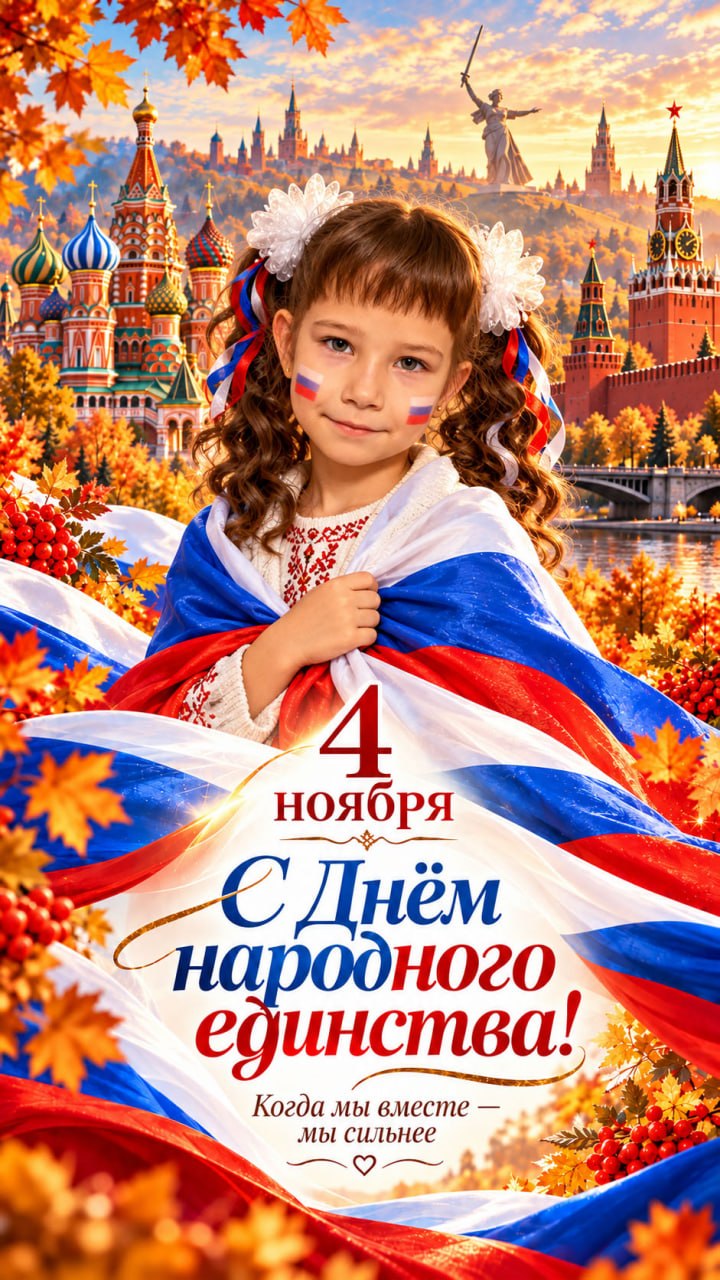 Скоро День народного единства! — открытка 2, 21 октября 2026, HST AI