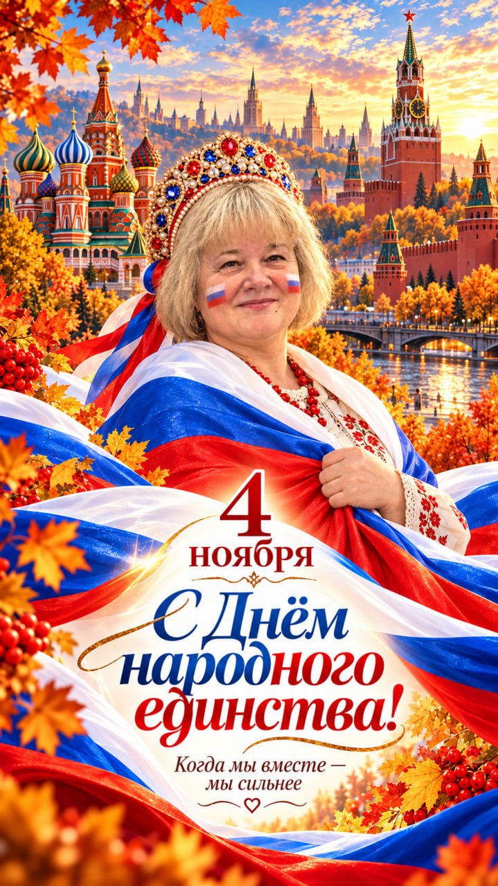 Скоро День народного единства! — открытка 3, 21 октября 2026, HST AI