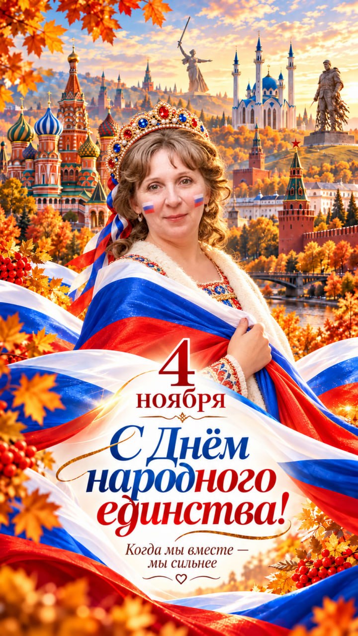 Скоро День народного единства! — открытка 4, 21 октября 2026, HST AI