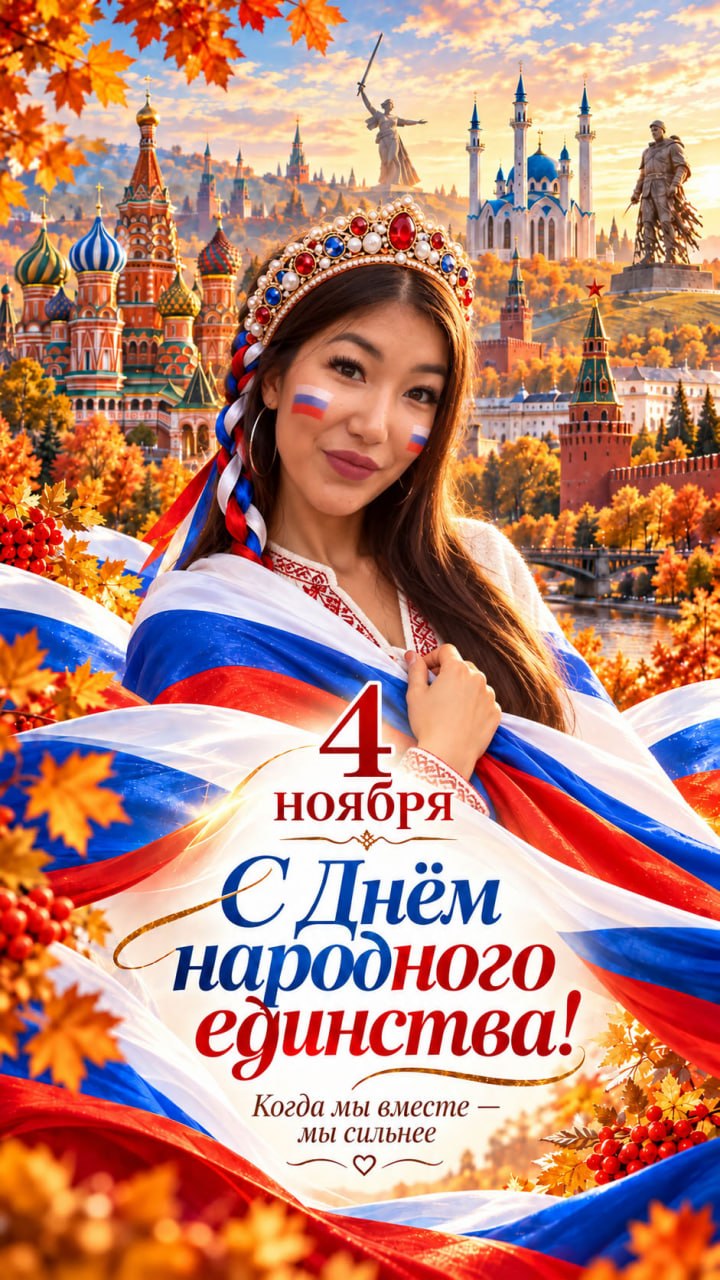 Скоро День народного единства! — открытка 1, 21 октября 2026, HST AI