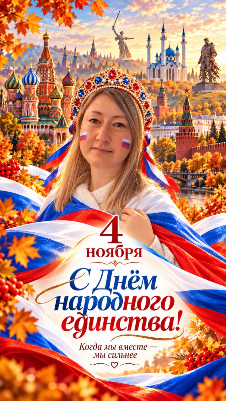 Скоро День народного единства! — открытка 3, 21 октября 2026, HST AI