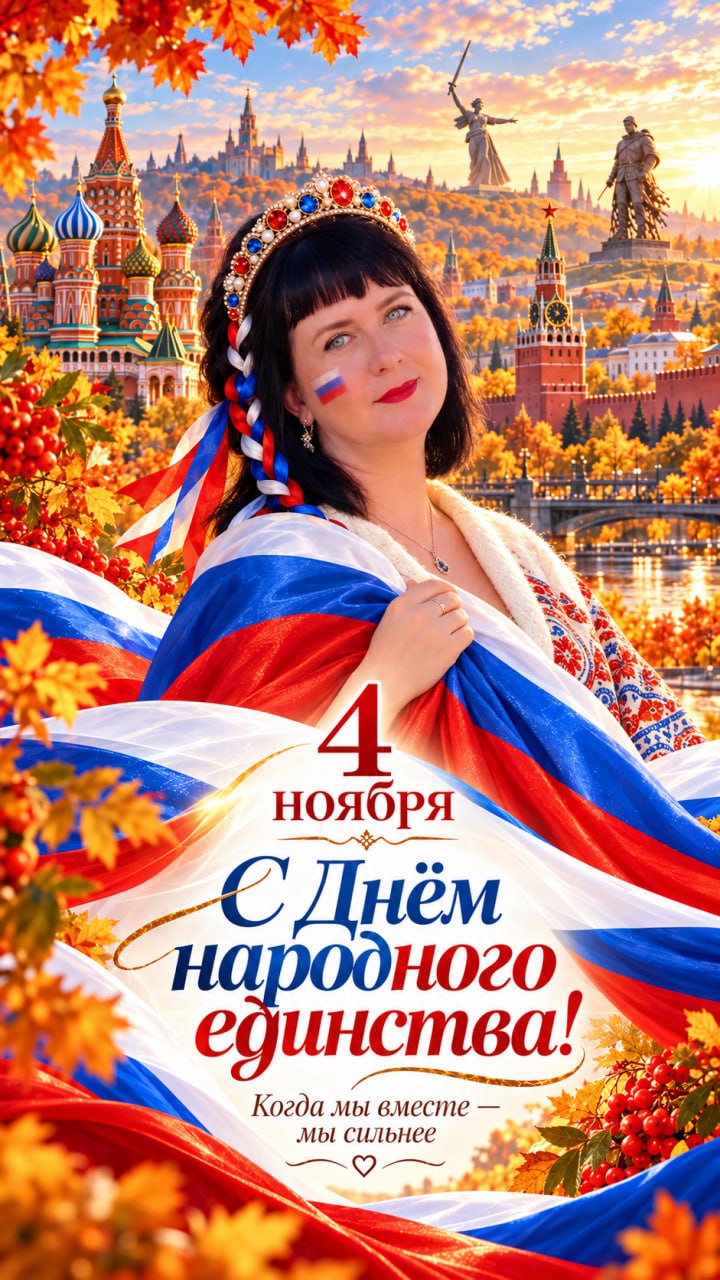Скоро День народного единства! — открытка 2, 21 октября 2026, HST AI