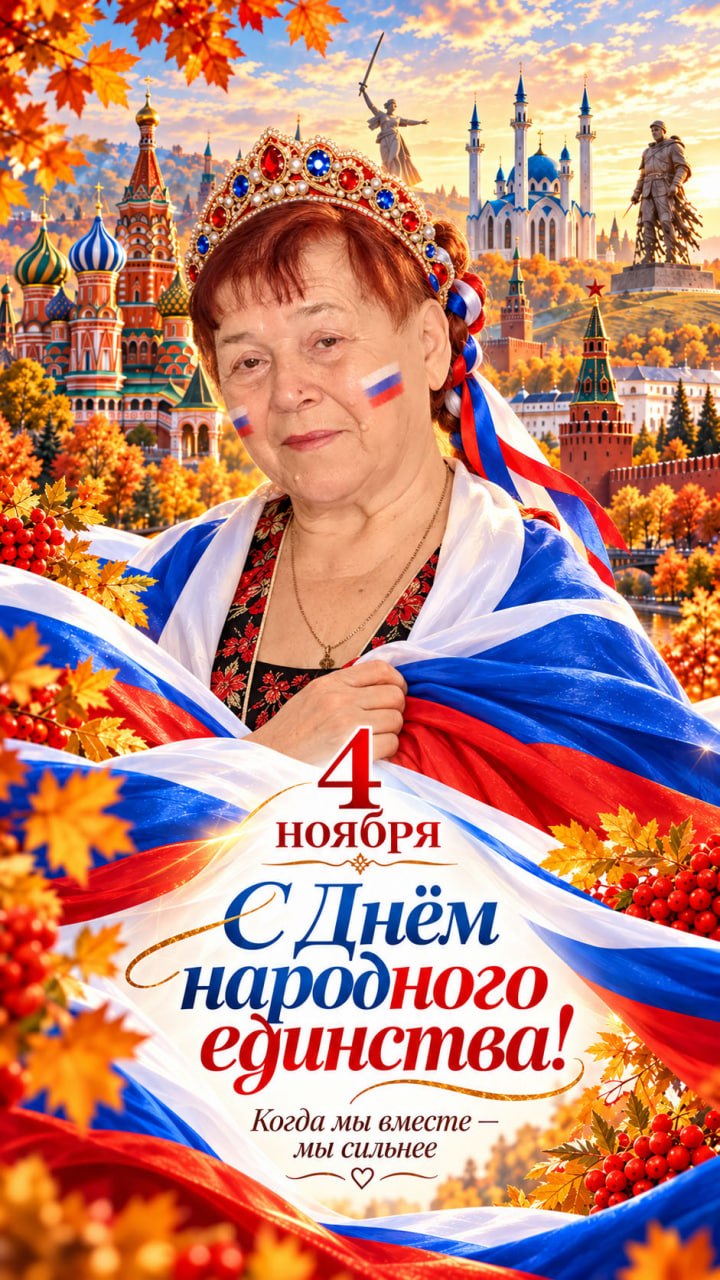 Скоро День народного единства! — открытка 3, 21 октября 2026, HST AI