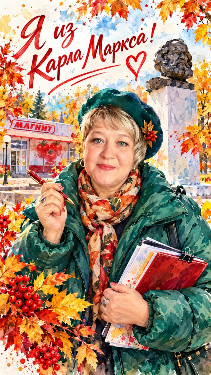 Я из Карла Маркса! — открытка 1, 26 октября 2026, HST AI