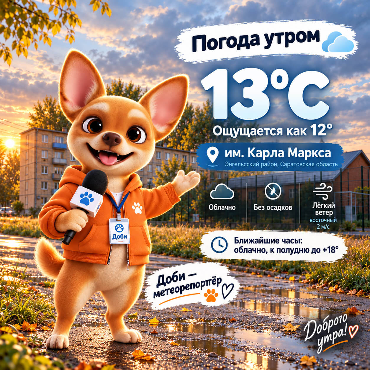 Погода с Доби HST