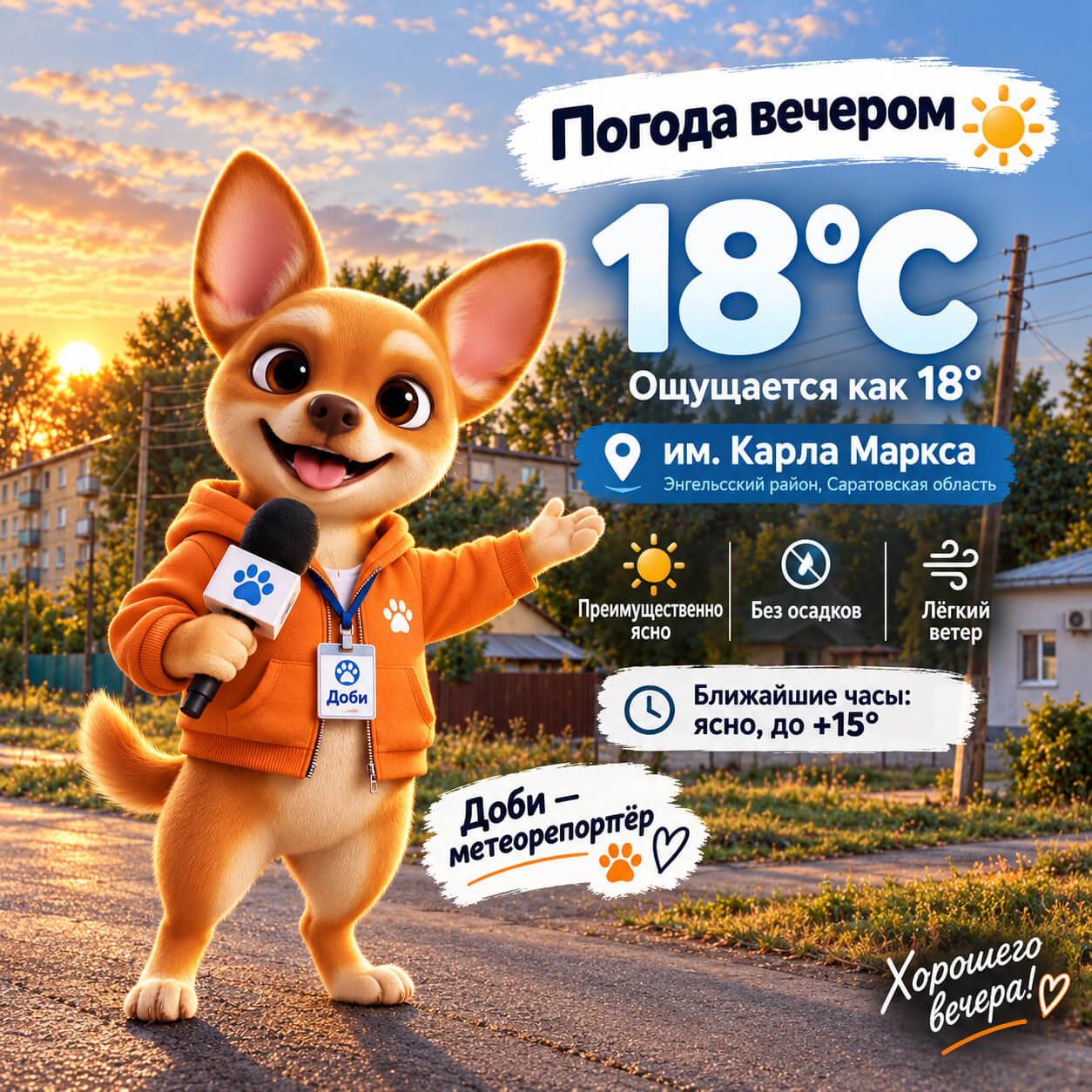 Погода с Доби HST