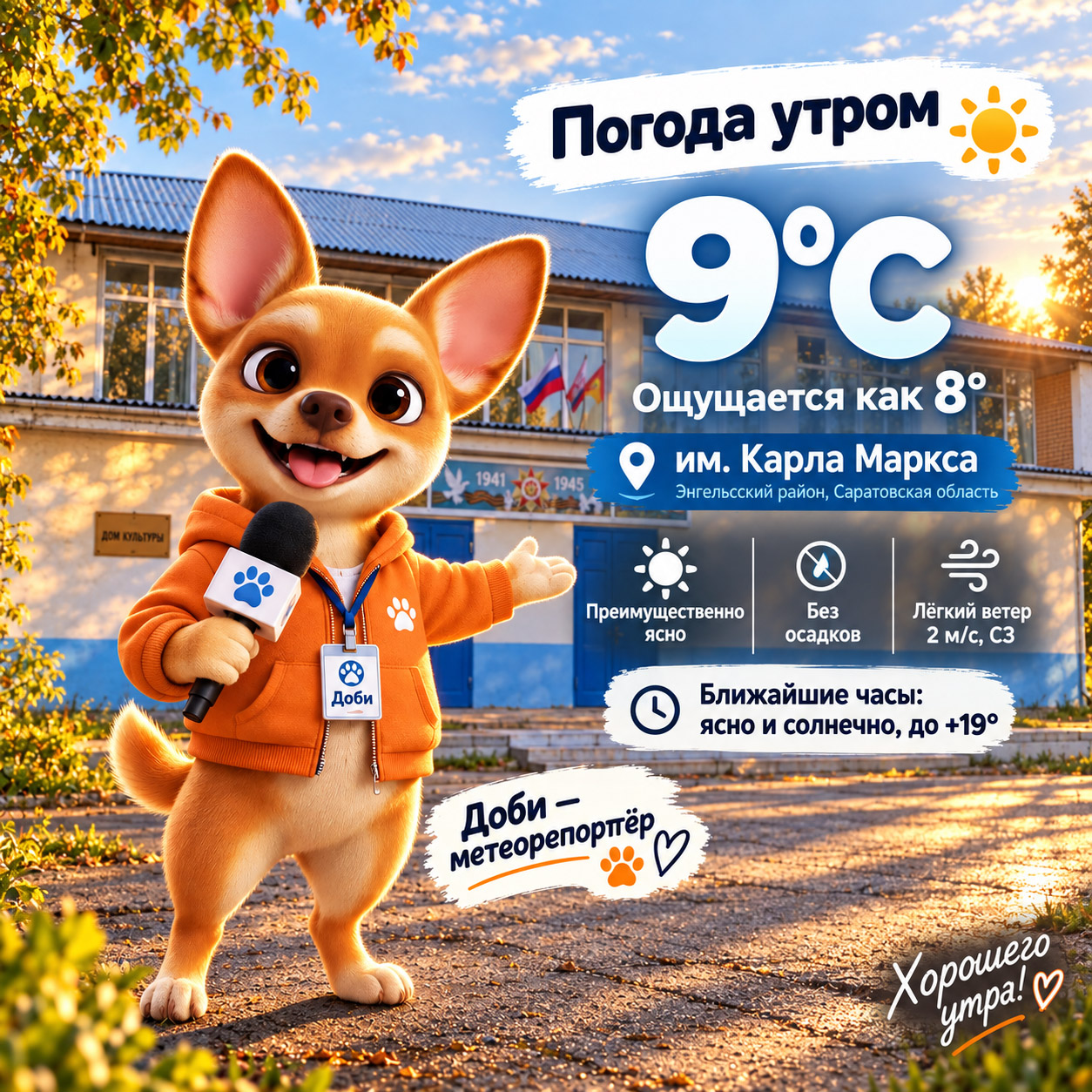 Погода с Доби HST