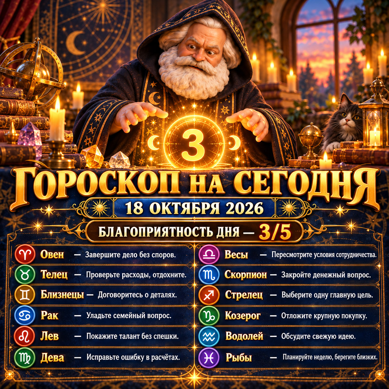 Предсказание дня HST