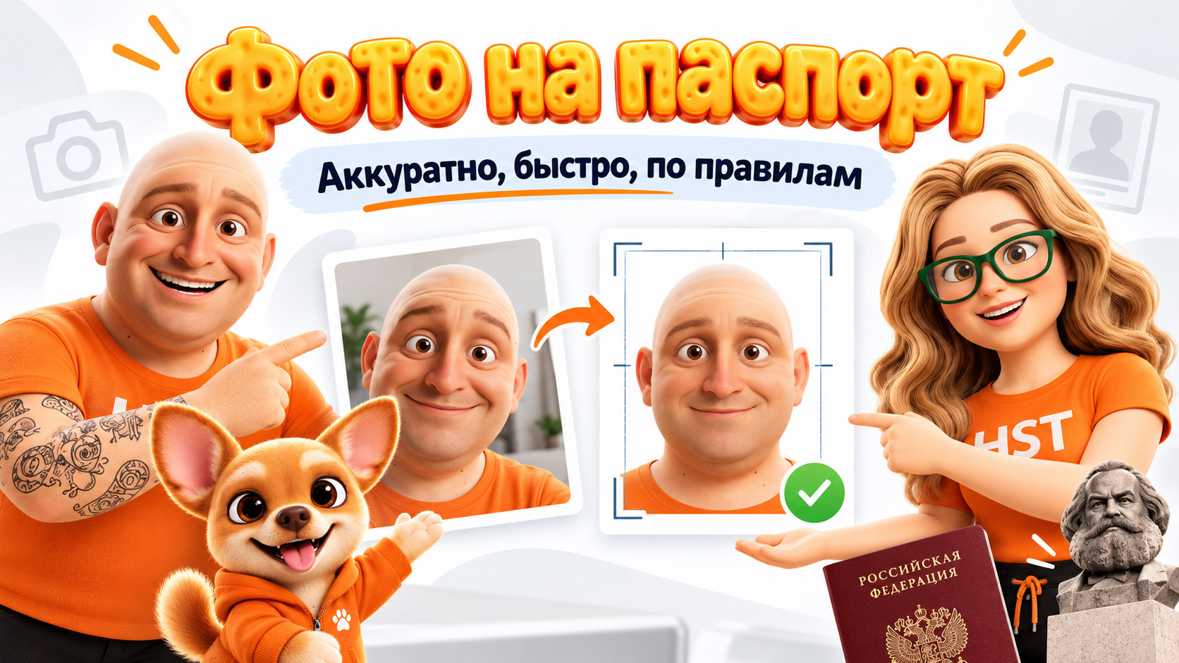 AI-фото на паспорт